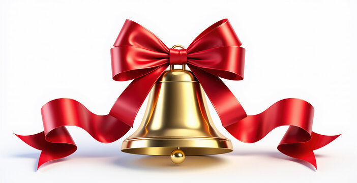 Festive Christmas Bell Clipart – JPG for Cards & Design Projects