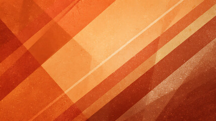 Warm orange geometric abstract background with diagonal lines and textured overlay image