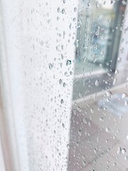 Raindrops on the Window Glass