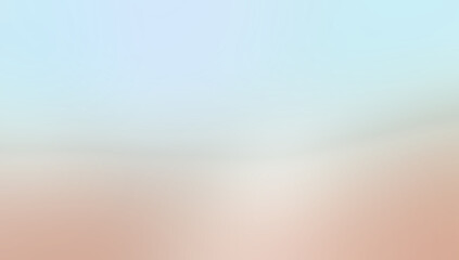 Abstract Background Soft Gradient in Blue and Peach Colors for Calm Design