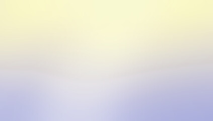 Abstract background light yellow and blue gradient wall with calm and dreamy tone