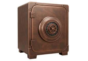 Isolated safe box, security metal container for money storage and protection of valuables