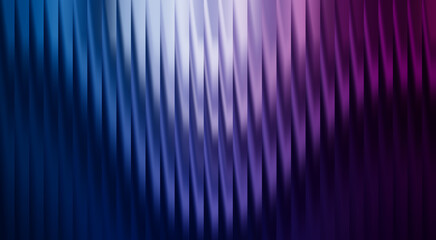 Abstract and colorful blue and purple textured background, showing a blurred, wavy striped pattern
