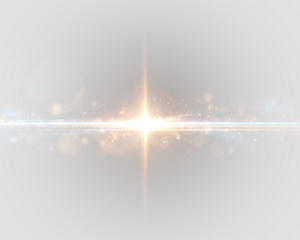 Thin golden light rays radiate outward with a soft, glowing edge. The beam effect creates a warm and elegant atmosphere. Ideal for festive, luxurious, or sunset-themed visuals. PNG	