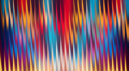 Colorful vertical abstract lines that evokes dynamic and artistic