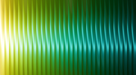 Abstract background in shades of green and yellow with a striped pattern, conveying a sense of energy and flow. The texture and light create a dynamic and visually appealing effect. 