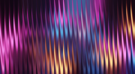 Abstract vibrant light and color, perfect as a digital background. The image has a futuristic and colorful artistic feeling.