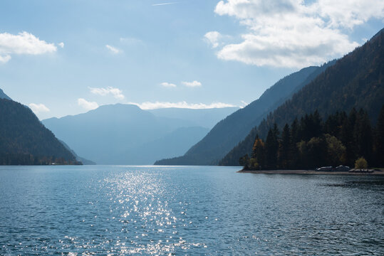 Achen Lake and Surrounding Mountains in Austria
