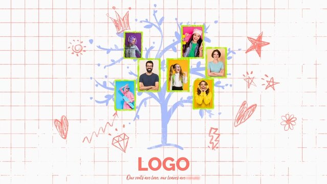 Friends & Family Tree Collage Reveal