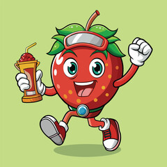 guarana berry cartoon vector