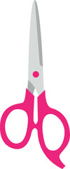 Vector of a pink scissors