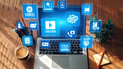 Concept of subscription services provides exclusive digital content. This model offers continuous access, enhancing subscription services with personalized experiences and benefits. Gist