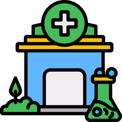 Medical Lab lineal color icon