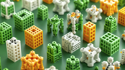 Creating modular models with 3d printed blocks, innovation in engineering and design