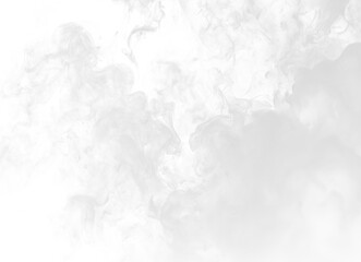 Obraz premium Realistic smoke dust fog transparent texture PNG