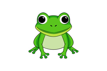 green frog cartoon