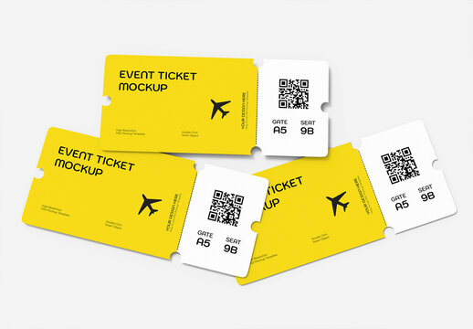 Event Ticket Mockup