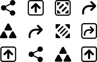 Icon set for user interface design