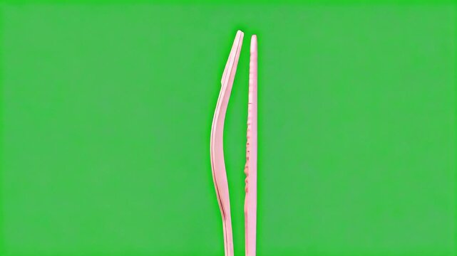 Closeup of ecofriendly wooden fork and knife on a vibrant green background promoting sustainable dining and zerowaste practices for a healthier planet.