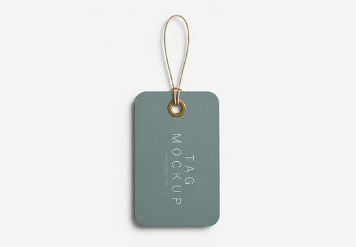 Packaging Label Tag Mockup Template