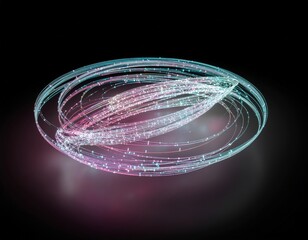 Abstract AI Algorithm Visualization