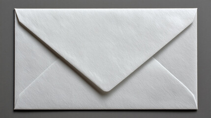 Elegant white textured envelope invitations announcements or business communications needs