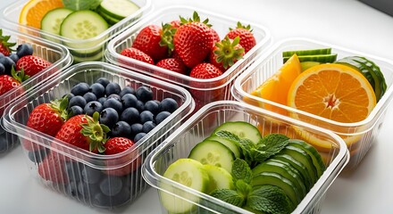 Fresh Fruit and Vegetable Snack Boxes Ready to Enjoy A Healthy Choice for On the Go Snacking and Convenience
