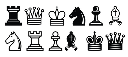 chess icon vector chess icon vector illustration
