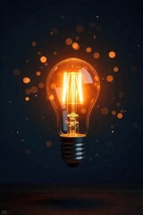 A burst of light bulbs illuminating a dark room, symbolizing innovative and brilliant ideas  The bright glow represents clarity and inspiration ,  idea,  room,  knowledge