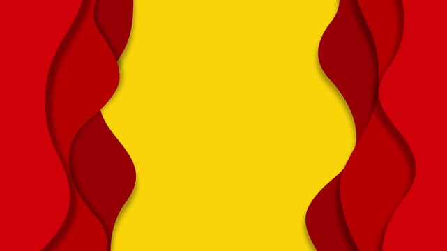 Abstract animation of the spanish flag