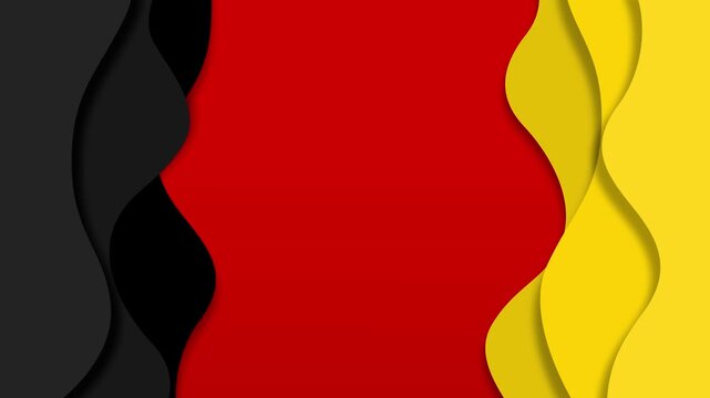 Abstract animation of the german flag