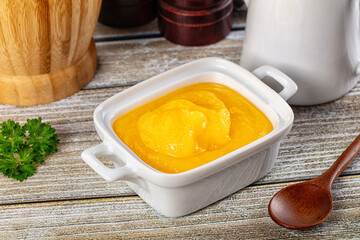 Golden Ghee melted homemade butter