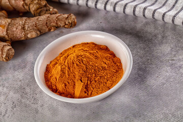 Indian tumeric cumin dry powder