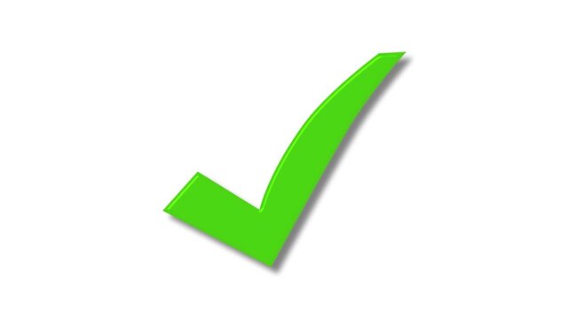 Simple minimal check mark symbolizing approval or completion