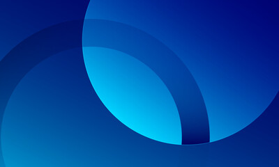 Minimal abstract blue background with circles. Eps10 vector