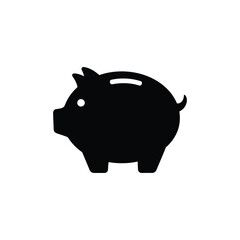 Money Savings Piggy Bank Icon. Coin Saving Financial Symbol.