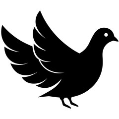 Obraz premium dove with peace sign