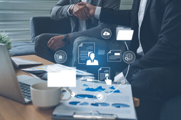 Document management system for secure file storage, organized access, and efficient digital...