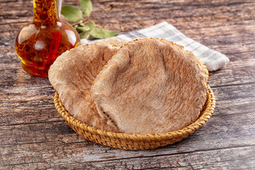 Turkish traditional Pita round bread