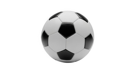 Fototapeta premium Soccer ball 3d render isolated on transparent background