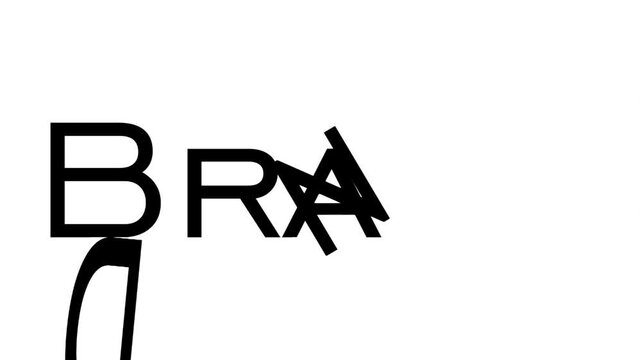 Brand Identity Text Animation Minimal Clean Style