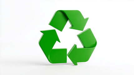 Fototapeta premium Clean recycling emblem used to communicate ecological responsibility, waste reduction and sustainable actions in environmental projects and corporate materials
