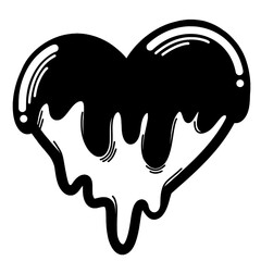 Chocolate Heart Doodle Cute