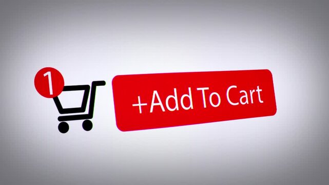 Ecommerce add to cart Buy Product on On-line Store retail.