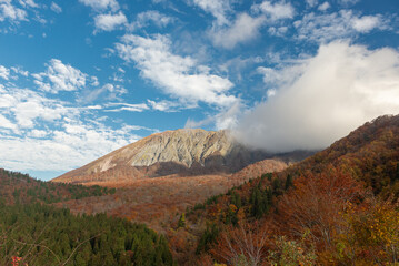 Naklejka premium 秋と大山