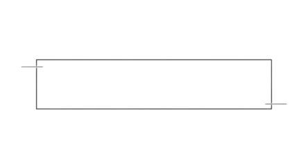 Black Rectangular Frame with White Border rectangle