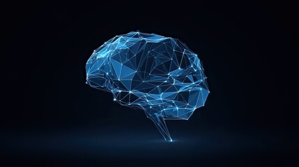 Powerful digital brain illustration symbolizing AI innovation and advanced technology solutions