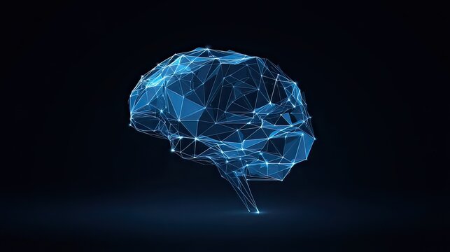 Powerful digital brain illustration symbolizing AI innovation and advanced technology solutions