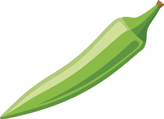 okra vector art