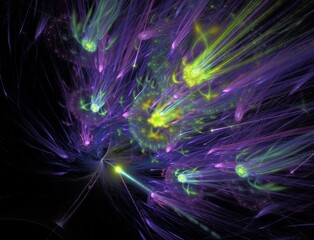 Fototapeta premium Imaginatory fractal abstract background Image